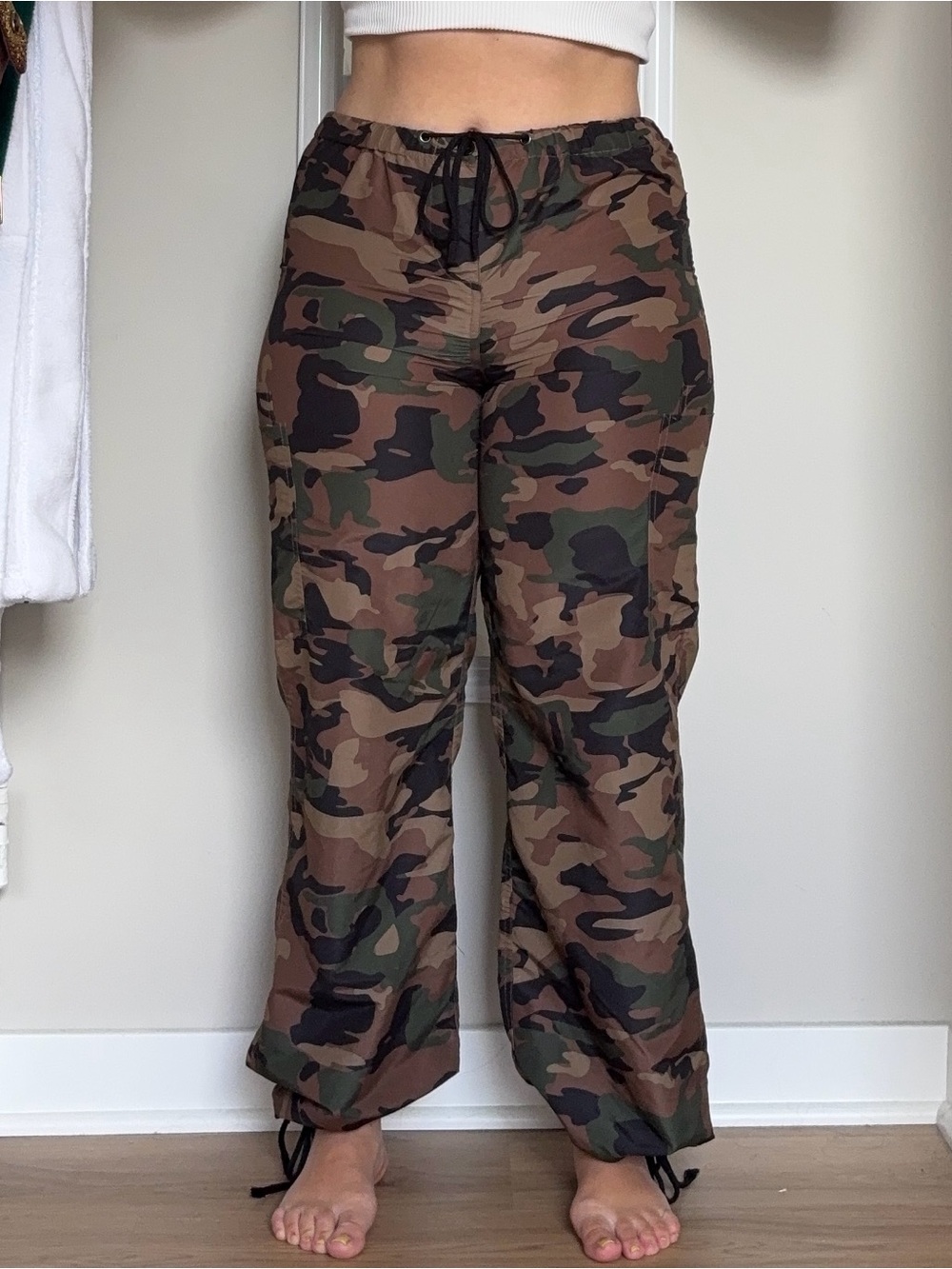 Camo cargo joggers